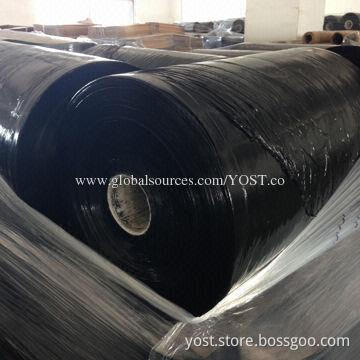Black stretch film jumbo roll with SGS mark